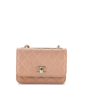 Chanel Trendy CC Wallet on Chain Quilted Lambskin Mini