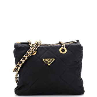 Prada Re-Edition 1995 Chain Tote Quilted Re-Nylon Small