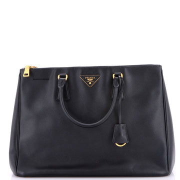 Prada Double Zip Lux Tote Saffiano Leather Large