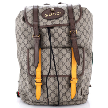 Gucci Courrier Soft Backpack GG Coated Canvas Large