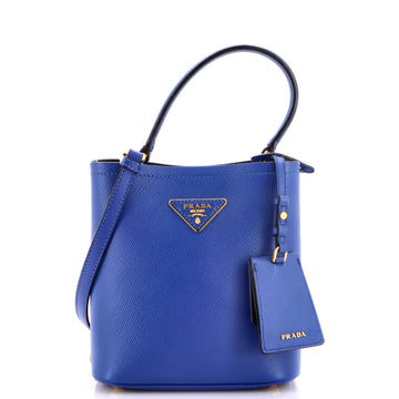Prada Panier Bucket Bag Saffiano Leather Small