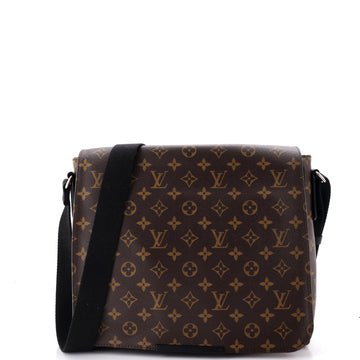 Louis Vuitton District Messenger Bag Macassar Monogram Canvas MM