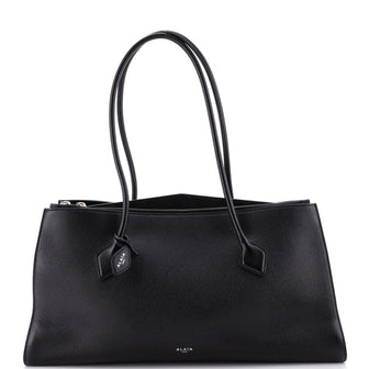 Alaia Le Teckel Zip Tote Leather Large
