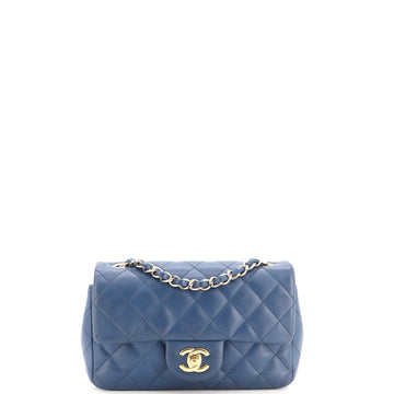 Chanel Classic Single Flap Bag Quilted Lambskin Mini