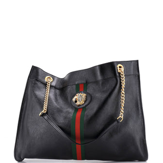 Gucci Rajah Chain Tote Leather Large