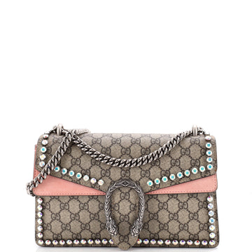 Gucci Dionysus Bag Crystal Embellished GG Coated Canvas Small