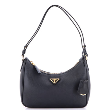 Prada Re-Edition Hobo Saffiano Leather Mini