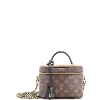 Louis Vuitton Vanity Handbag Reverse Monogram Canvas PM