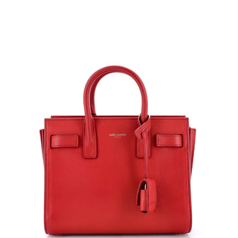 Saint Laurent Sac de Jour Bag Leather Nano