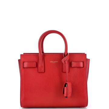 Saint Laurent Sac de Jour Bag Leather Nano
