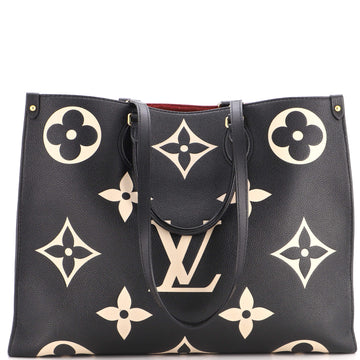 Louis Vuitton OnTheGo Tote Bicolor Monogram Empreinte Giant GM