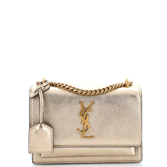 Saint Laurent Sunset Crossbody Bag Leather Small