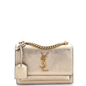 Saint Laurent Sunset Crossbody Bag Leather Small