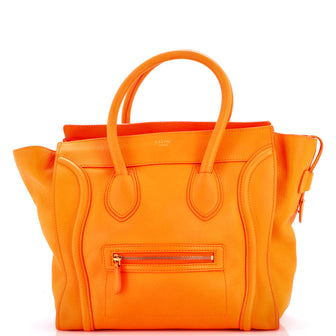 Celine Luggage Bag Grainy Leather Medium