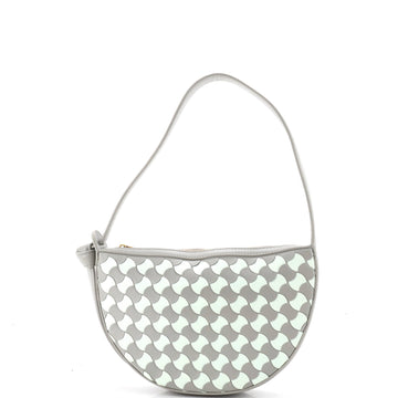 Bottega Veneta Sunrise Shoulder Bag Bicolor Wavy Pavimento Leather Mini
