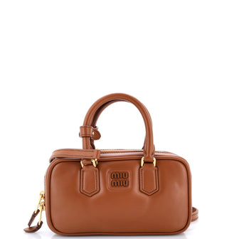Miu Miu Arcadie Top Handle Bag Leather Mini