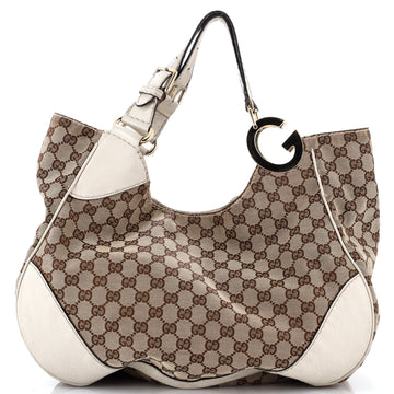 Gucci Charlotte Tote GG Canvas with Leather Large