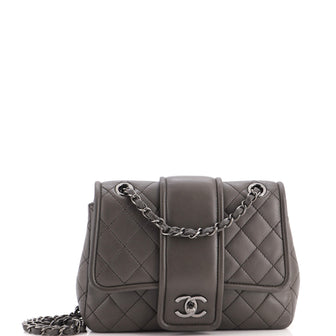 Chanel Elementary Chic Flap Bag Quilted Lambskin Medium