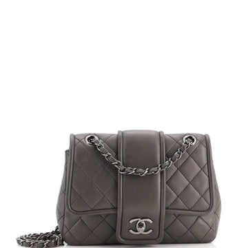 Chanel Elementary Chic Flap Bag Quilted Lambskin Medium