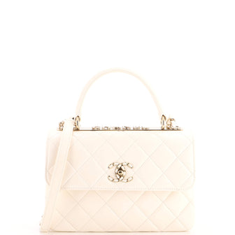 Chanel Chain Trendy CC Top Handle Bag Quilted Lambskin Small