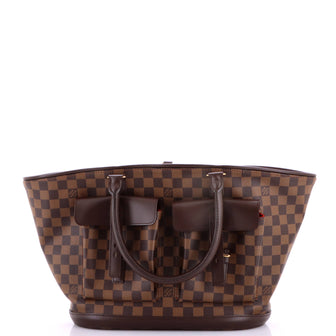 Louis Vuitton Manosque Handbag Damier GM
