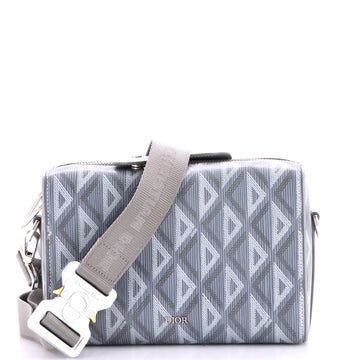 Christian Dior Lingot Messenger Bag CD Diamond Coated Canvas
