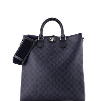Gucci Ophidia Convertible Tote GG Coated Canvas Medium