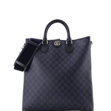Gucci Ophidia Convertible Tote GG Coated Canvas Medium