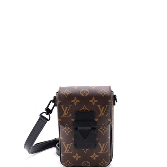 Louis Vuitton S Lock Vertical Wearable Wallet Macassar Monogram Canvas