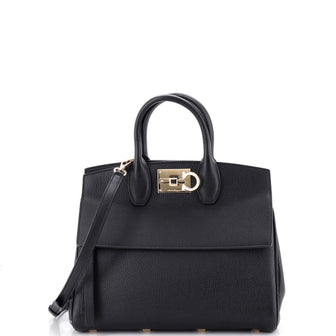 Salvatore Ferragamo Studio Satchel Leather Small