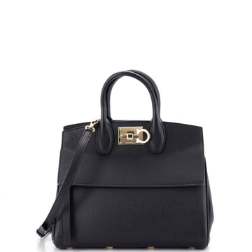 Salvatore Ferragamo Studio Satchel Leather Small