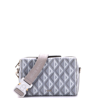 Christian Dior Lingot Messenger Bag CD Diamond Coated Canvas