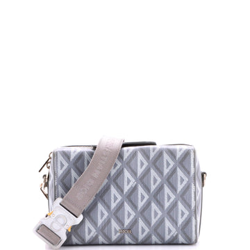 Christian Dior Lingot Messenger Bag CD Diamond Coated Canvas