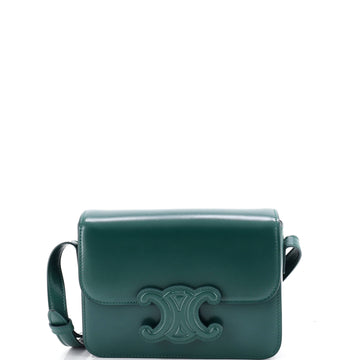 Celine Cuir Triomphe Shoulder Bag Leather Teen