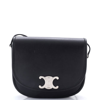 Celine Besace Triomphe Shoulder Bag Leather Medium