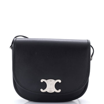 Celine Besace Triomphe Shoulder Bag Leather Medium