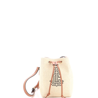 Celine Cailor Bucket Bag Canvas Micro
