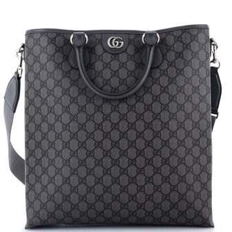 Gucci Ophidia Convertible Tote GG Coated Canvas Medium