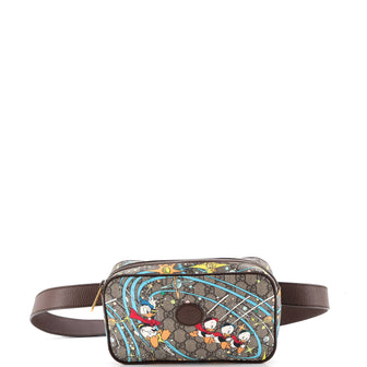 Gucci Disney Donald Duck Belt Bag Printed GG Coated Canvas