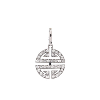Cartier Longevity Charm Pendant & Charms 18K White Gold and Diamonds