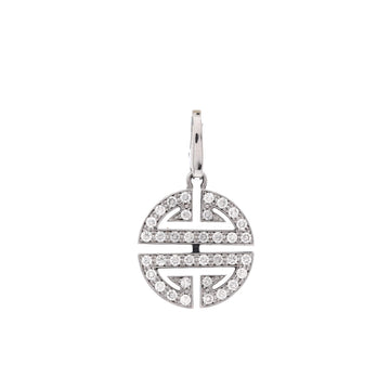 Cartier Longevity Charm Pendant & Charms 18K White Gold and Diamonds