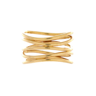Tiffany & Co. Elsa Peretti Wave 5 Row Ring 18K Yellow Gold