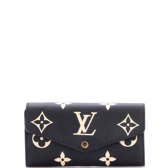 Louis Vuitton Sarah Wallet NM Bicolor Monogram Empreinte Giant