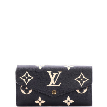 Louis Vuitton Sarah Wallet NM Bicolor Monogram Empreinte Giant