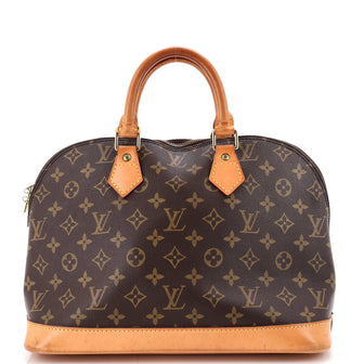 Louis Vuitton Vintage Alma Handbag Monogram Canvas PM