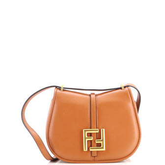 Fendi C'mon Shoulder Bag Leather Small
