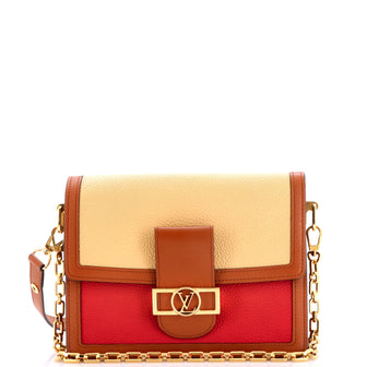 Louis Vuitton Dauphine Shoulder Bag Taurillon Leather MM