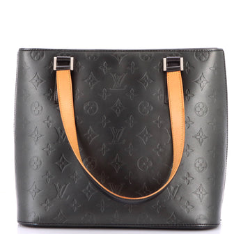 Louis Vuitton Mat Stockton Handbag Monogram Vernis