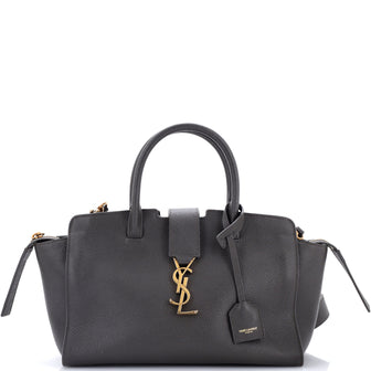 Saint Laurent Monogram Cabas Downtown Leather Baby