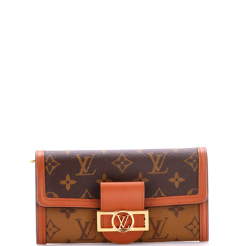 Louis Vuitton Sarah Dauphine Wallet Reverse Monogram Canvas